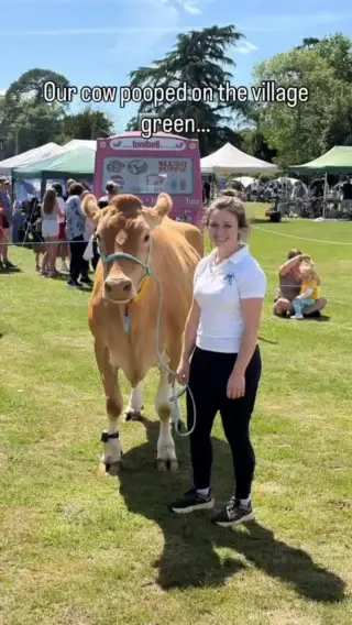 Cow pat bingo 2026 done for another year ✔️. Minnie dutifully did her business and was a superstar throughout the day at Benenden Village fete. It was so lovely to put the faces to names meeting lots of our customers and signing up new people to our doorstep delivery service of milk and our other dairy products